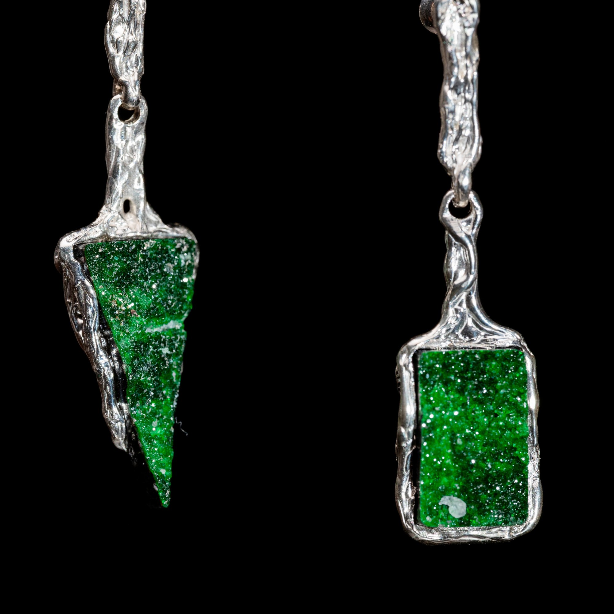 Сережки з уваровітами - зображення 3