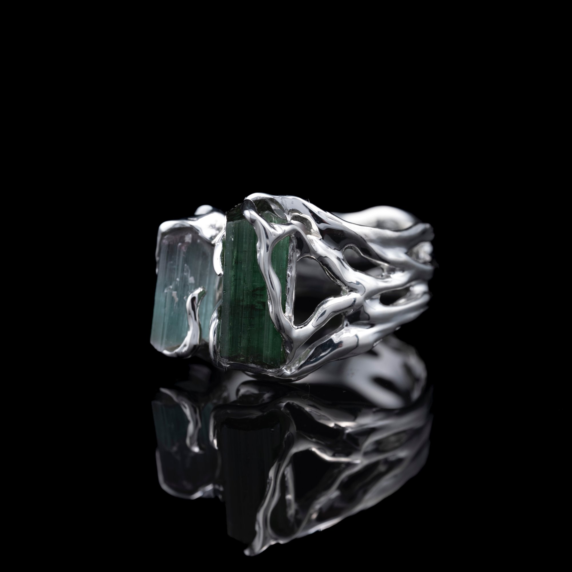 Каблучка з турмалінами - зображення 2