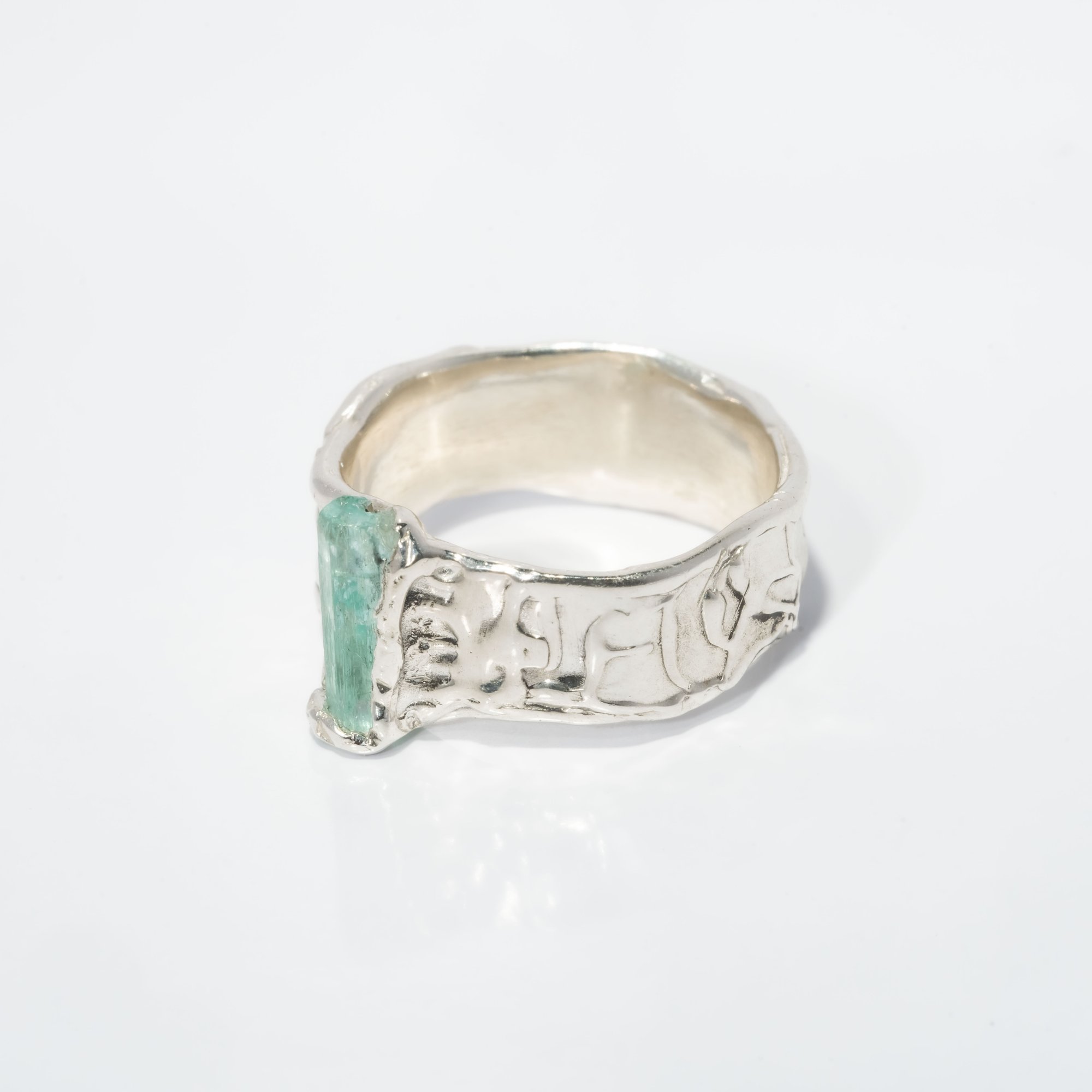 Каблучка зі смарагдом - зображення 2