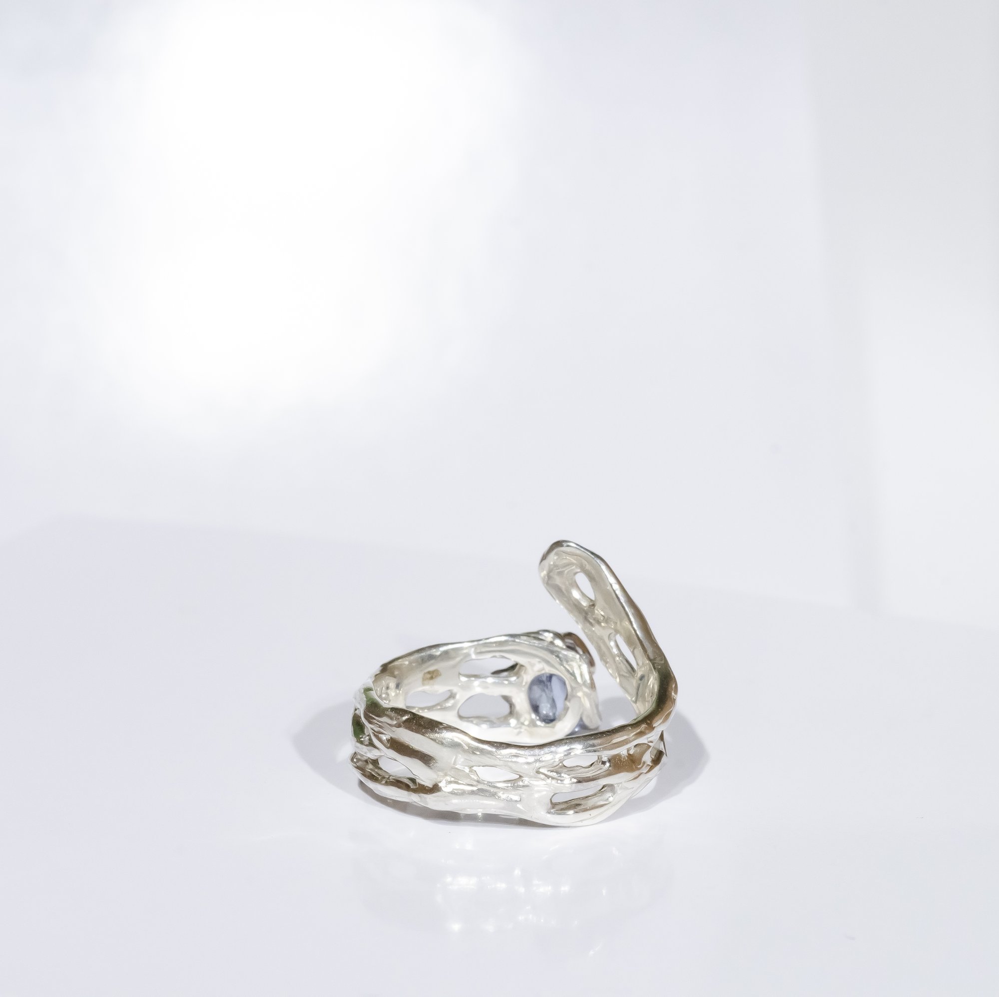 Каблучка з танзанітом - зображення 6