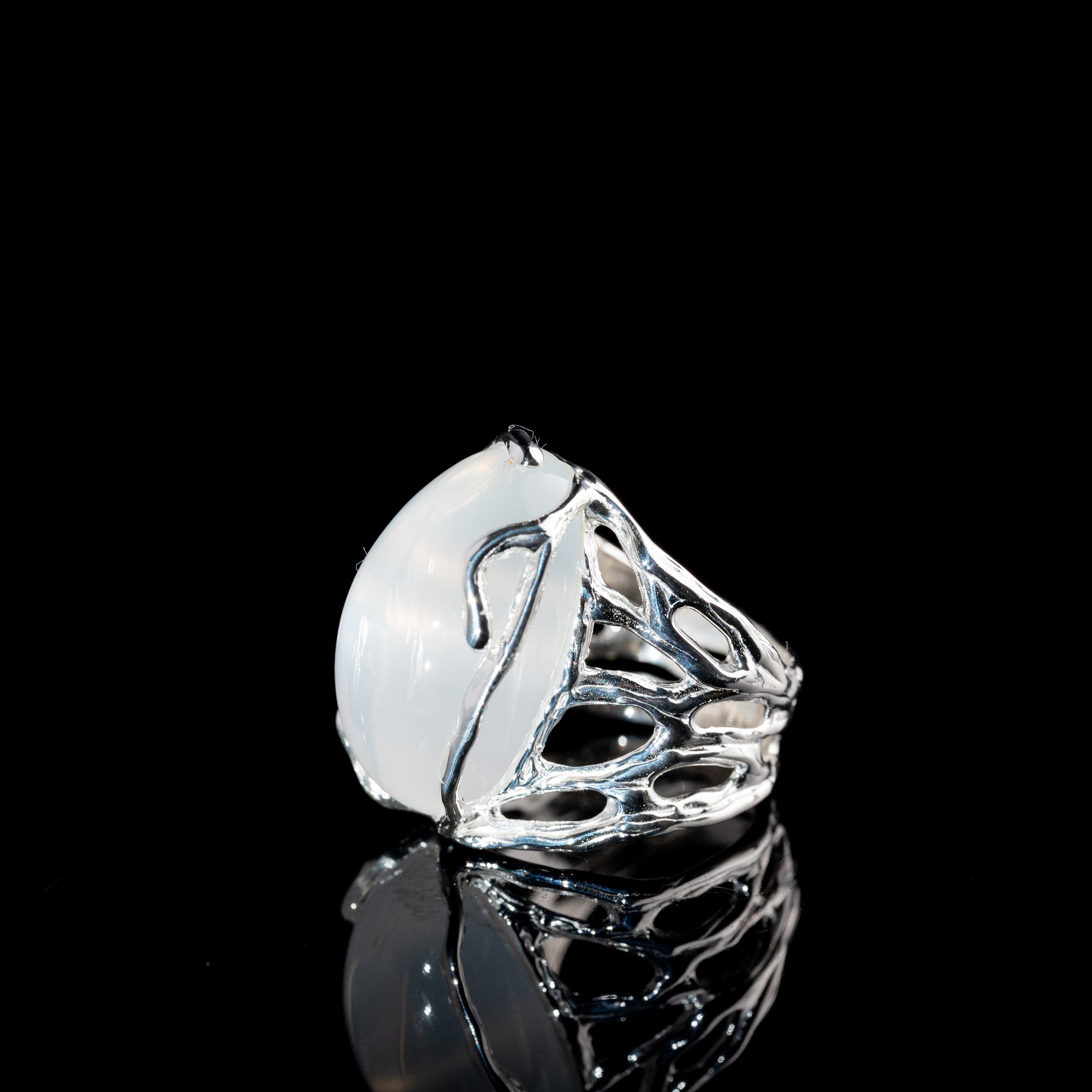 Каблучка з місячним камінням - зображення 3