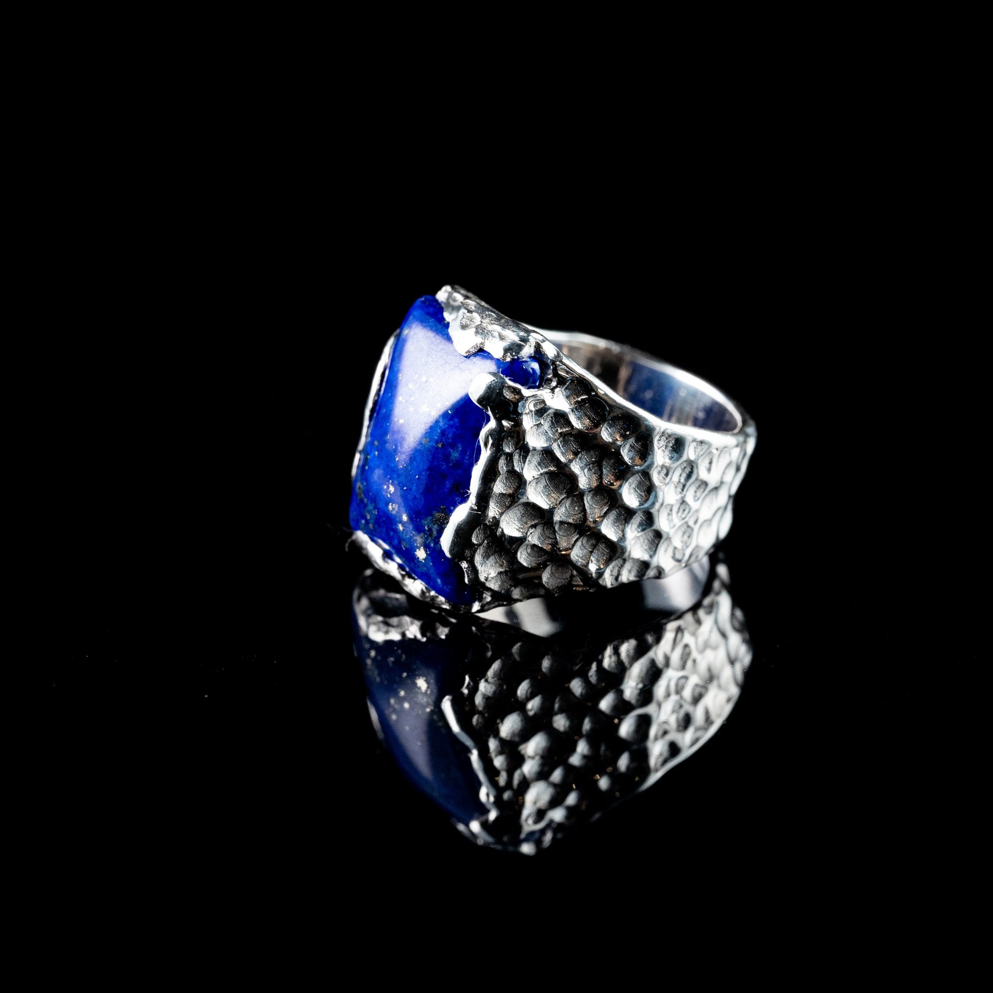 Каблучка з лазуритом - зображення 2