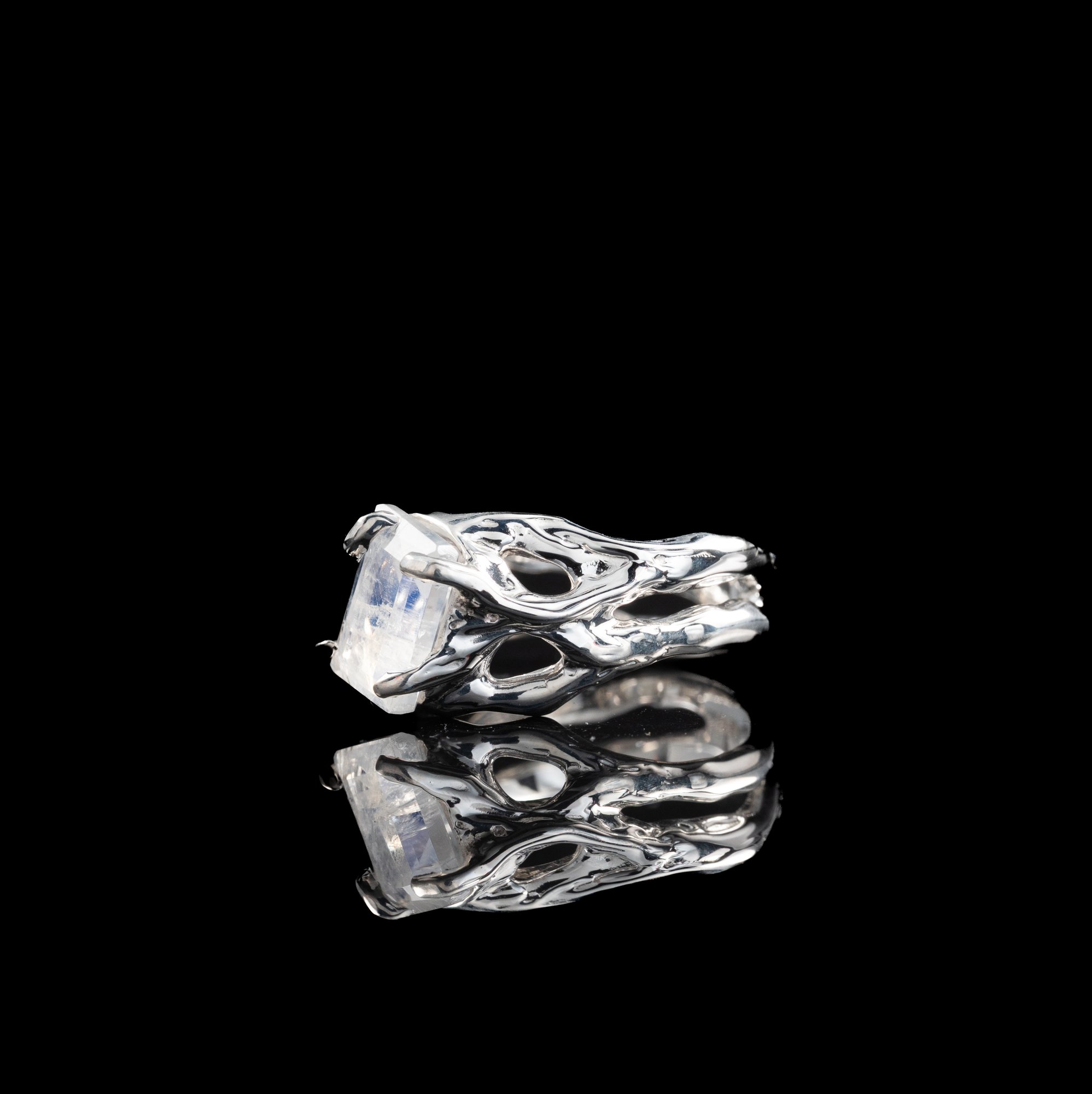 Каблучка з місячним камінням - зображення 5