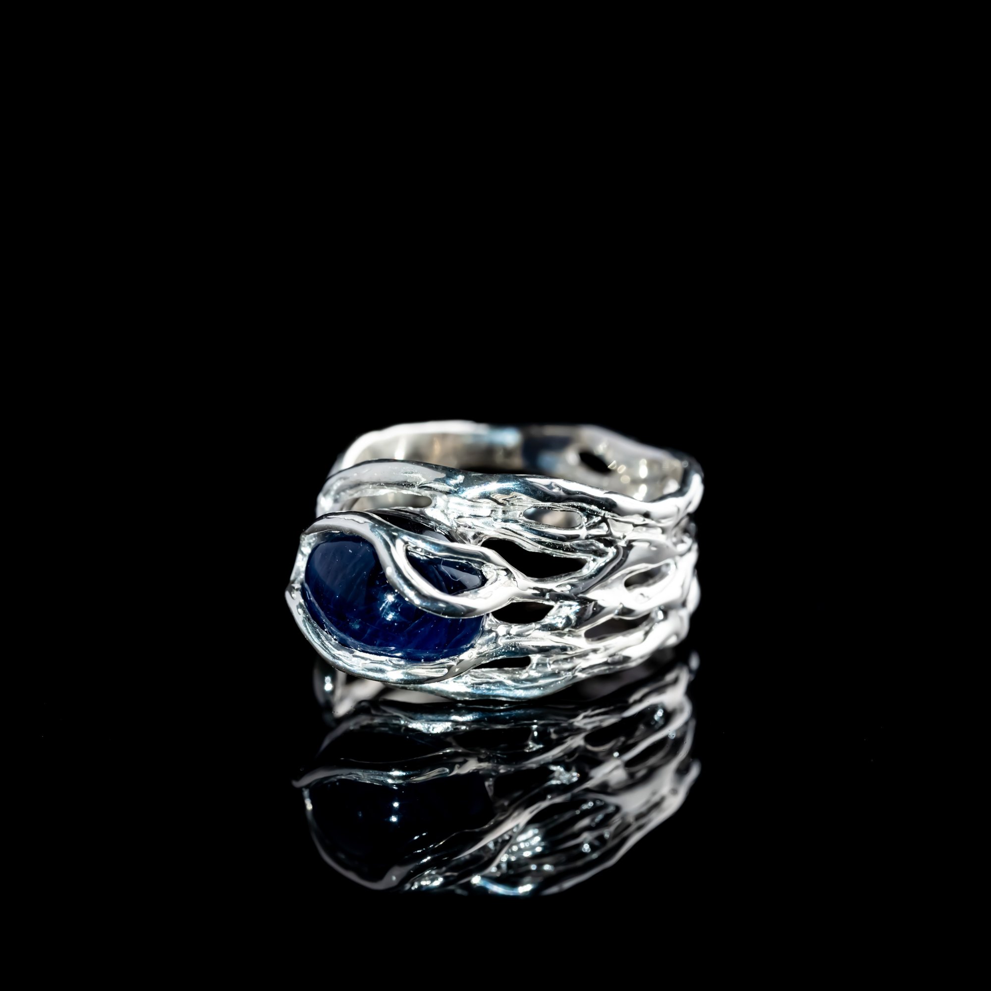 Каблучка з сапфіром - зображення 2