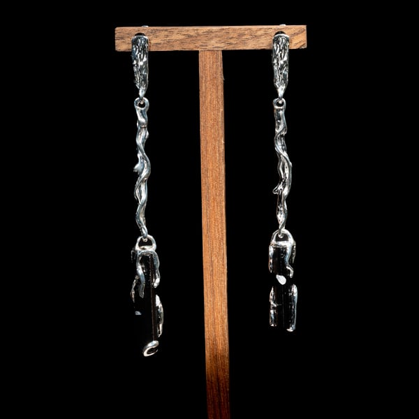 Schorl Earrings