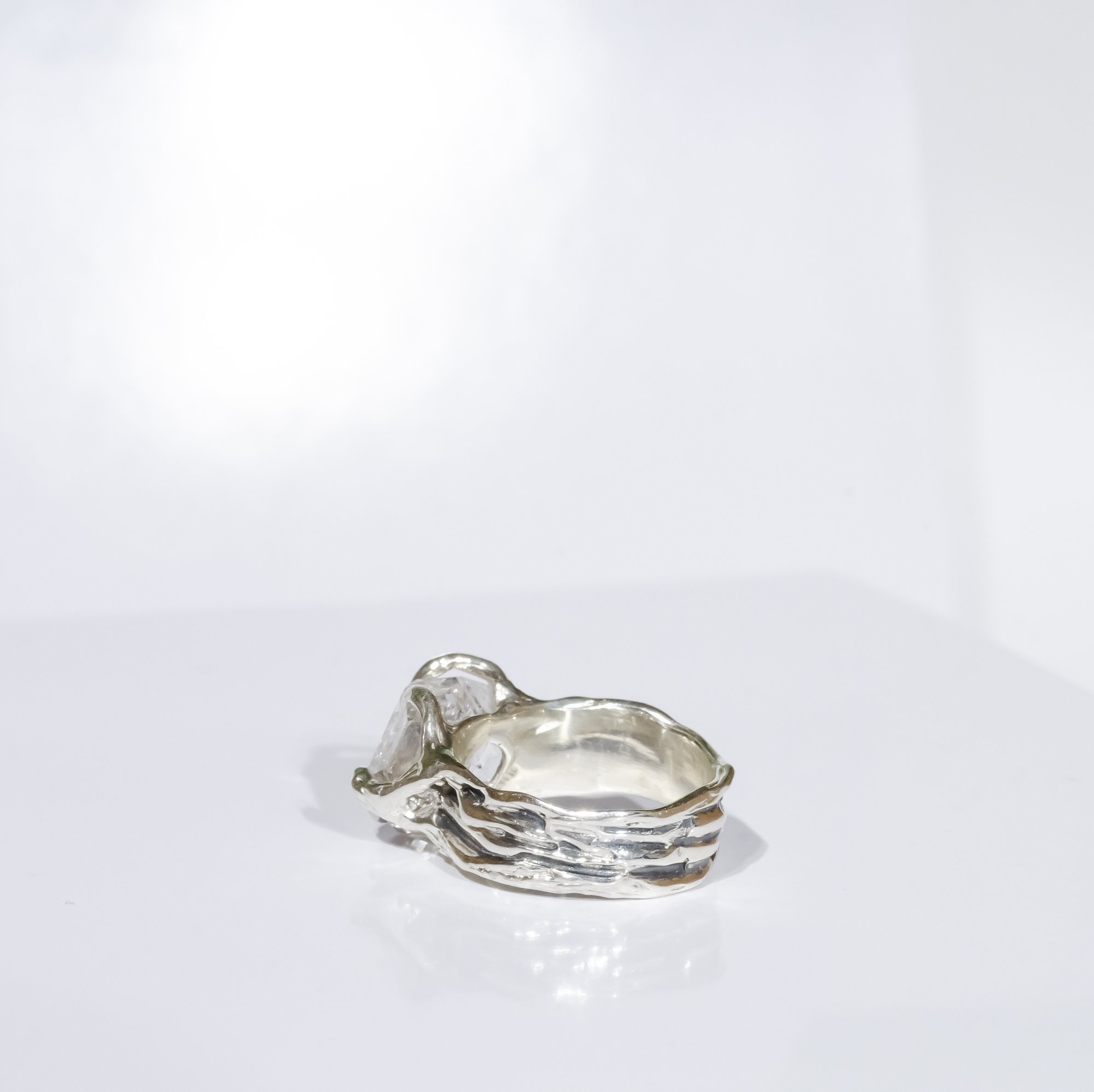 Каблучка з кварцом (Херкімер) - зображення 4