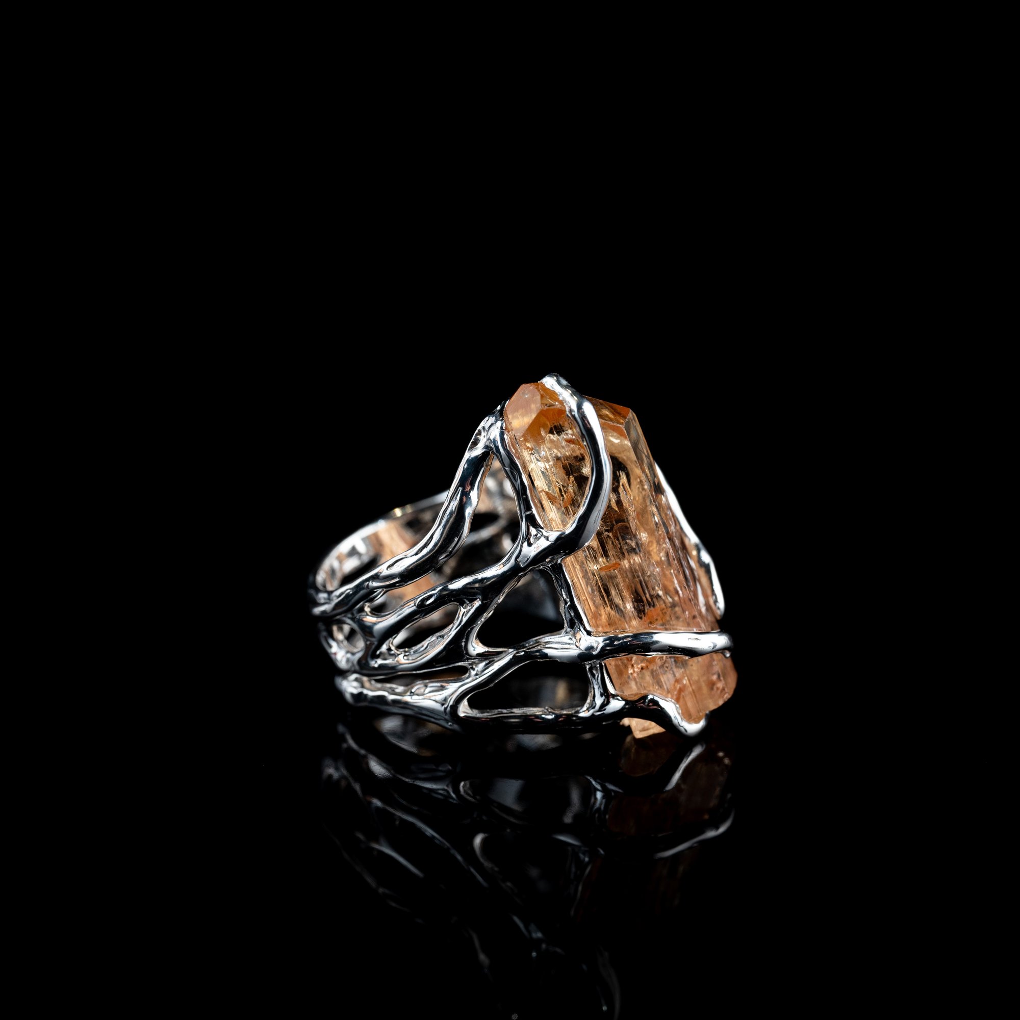 Каблучка з імперіал топазом - зображення 3