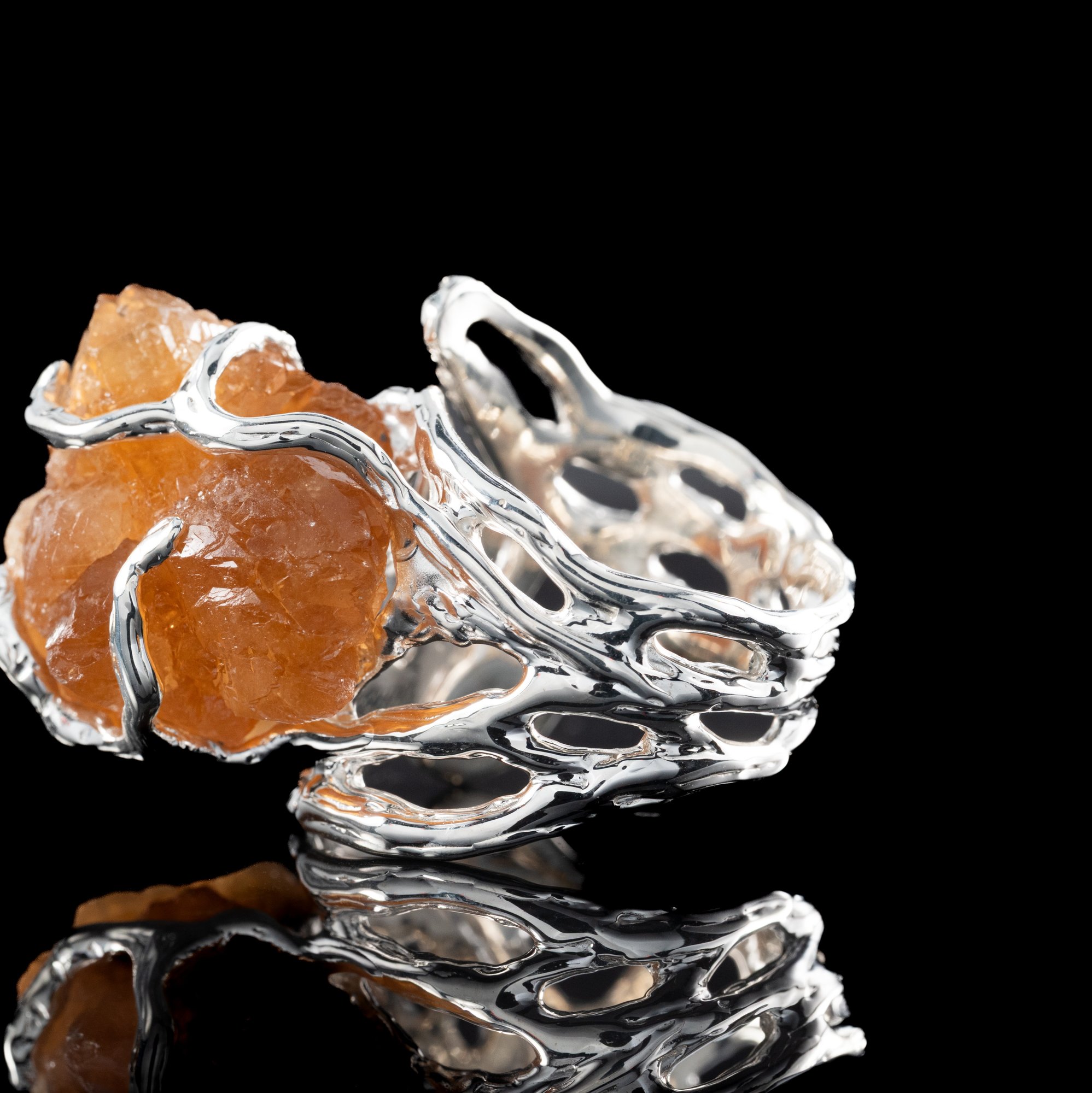 Каблучка з кварцом з включенням заліза - зображення 8