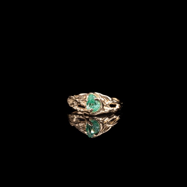 Gold Emerald Ring