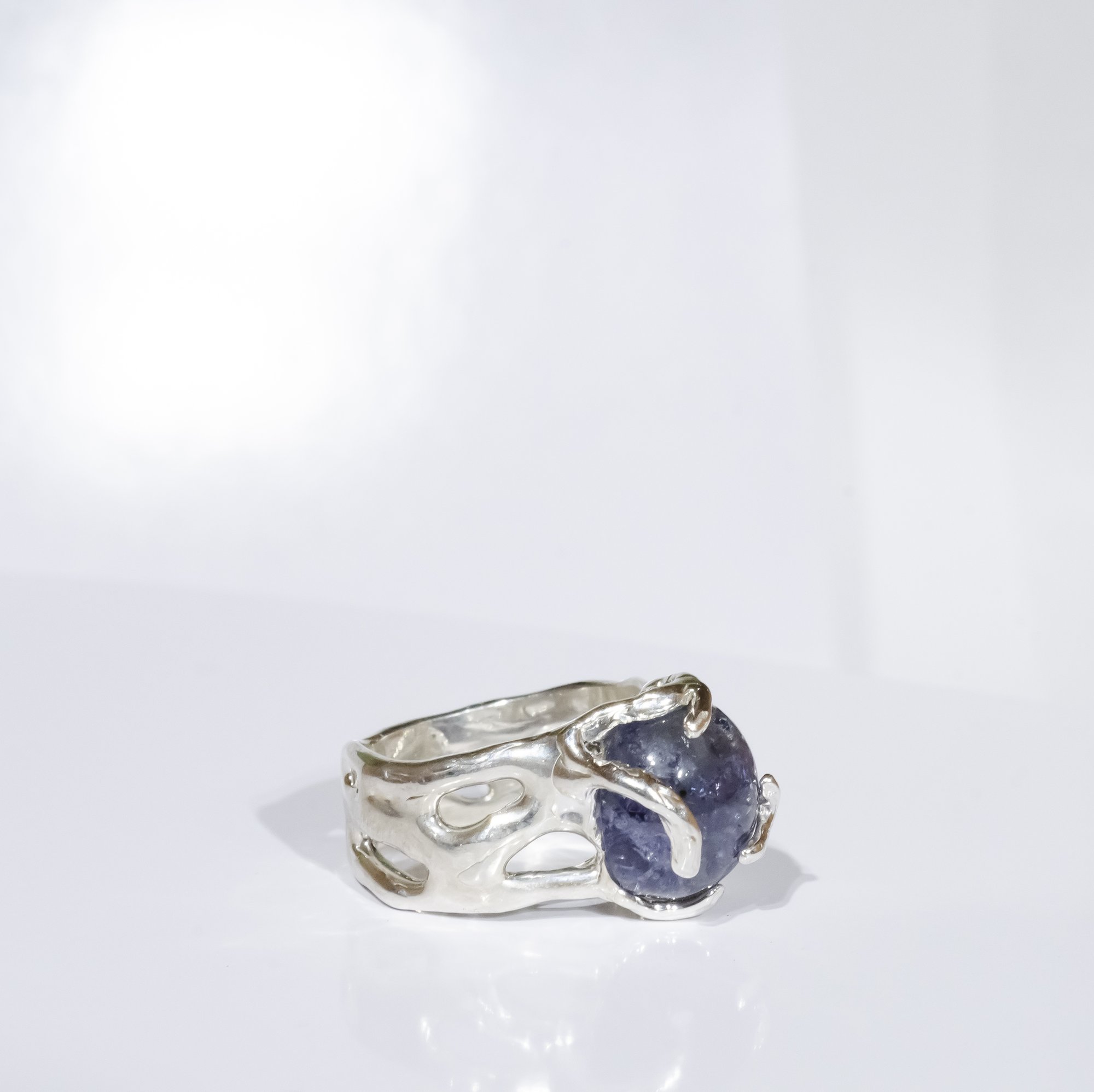 Каблучка з іолітом - зображення 8