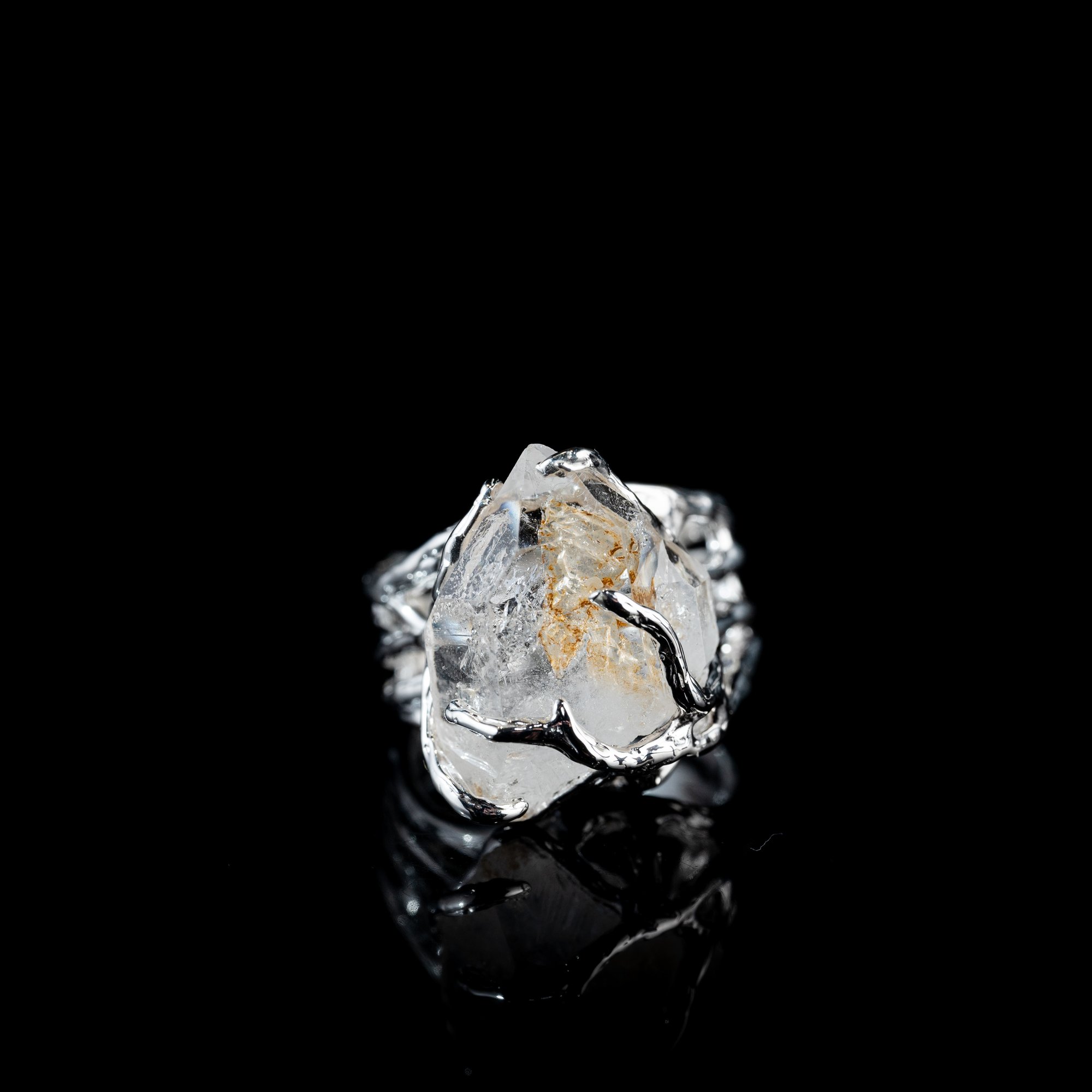 Каблучка з кварцом