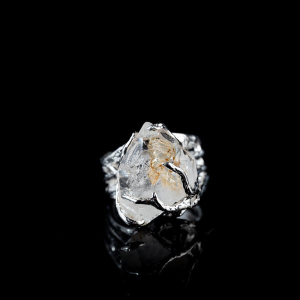 Каблучка з кварцом