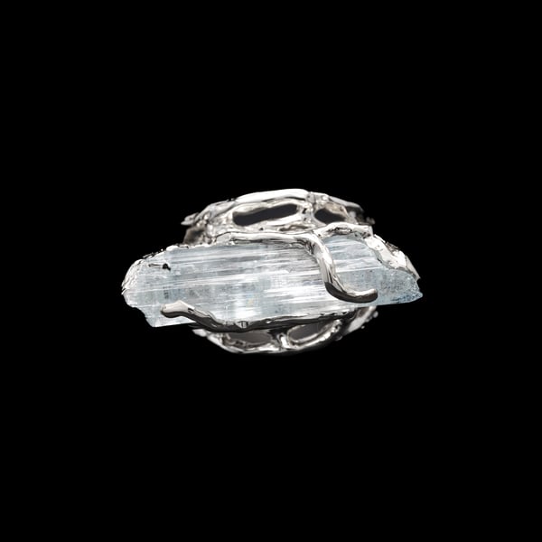 Каблучка з аквамарином