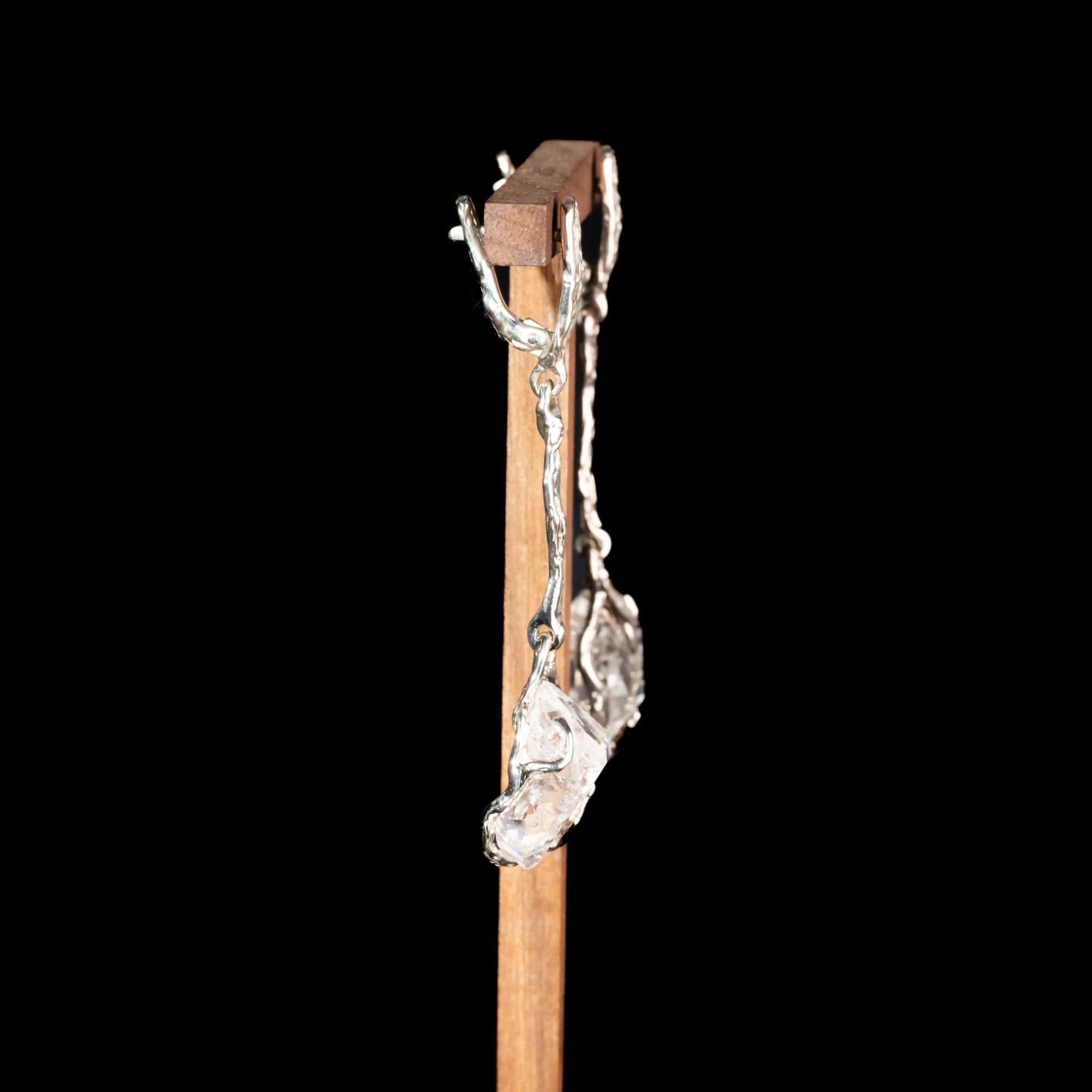 Сережки з гірським кришталем - зображення 2