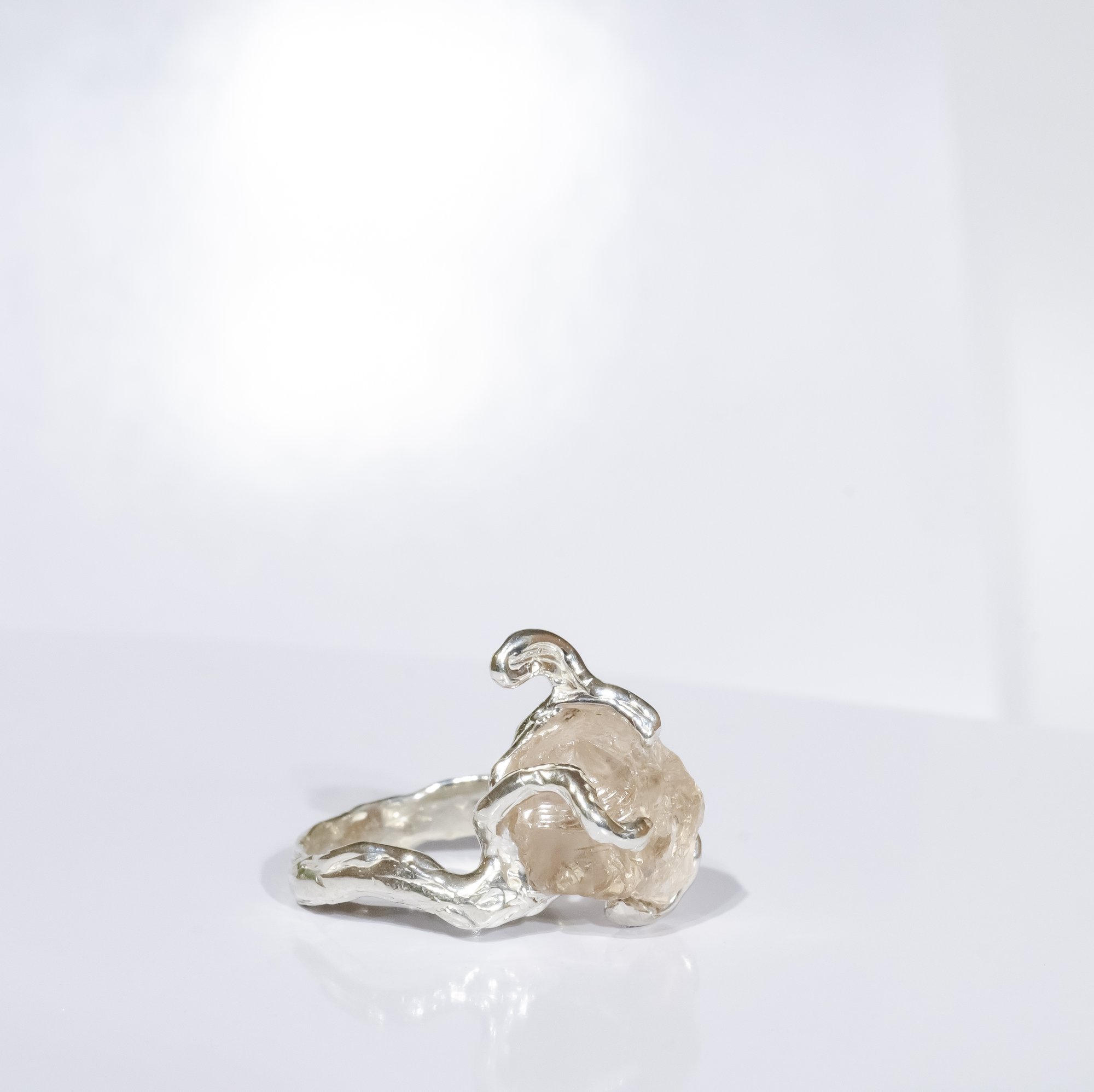 Каблучка з винним топазом - зображення 8