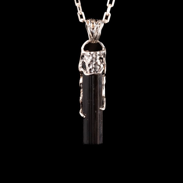 Pendant with Schorl