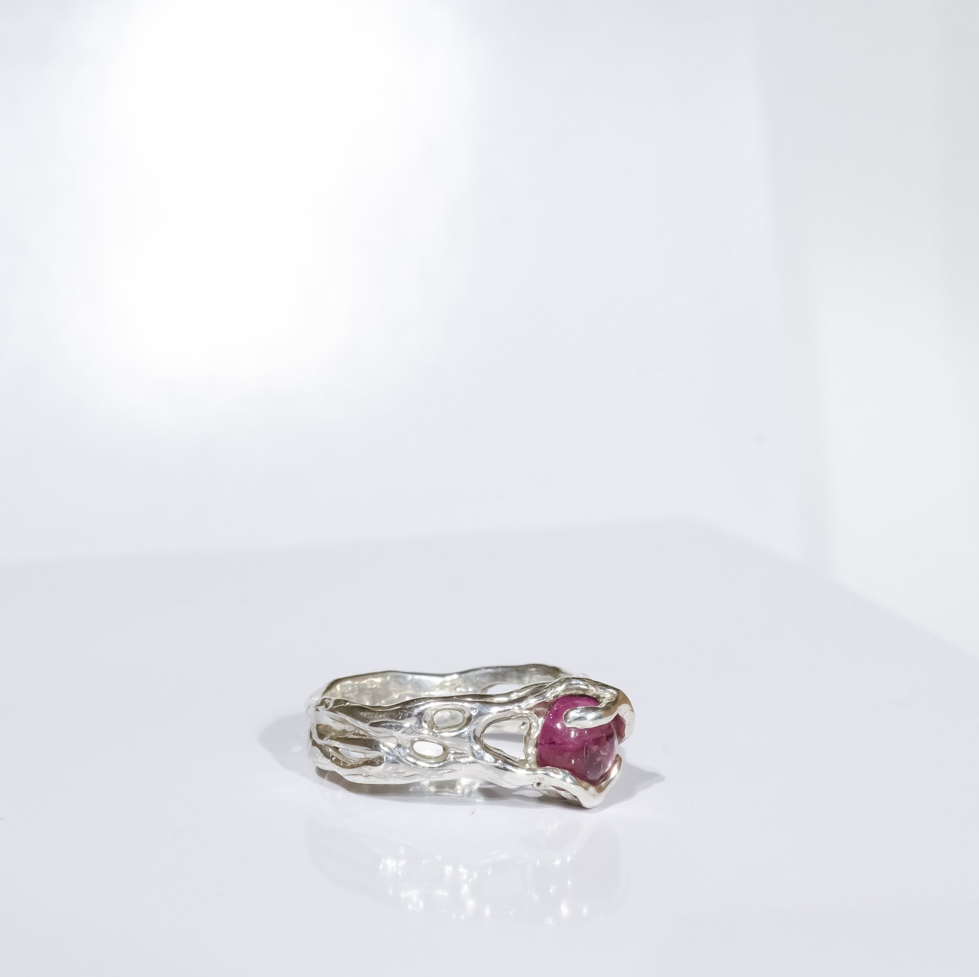 Каблучка з гранатом - зображення 8