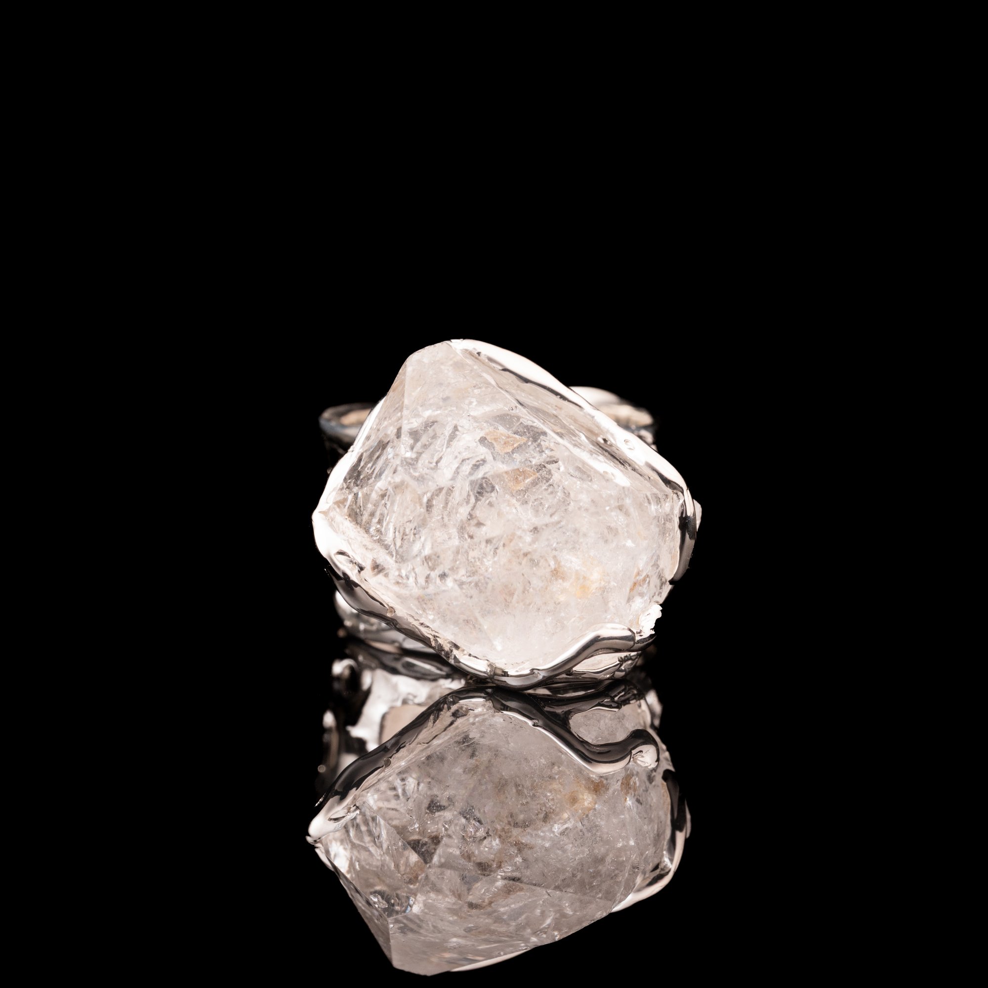 Каблучка з кварцом