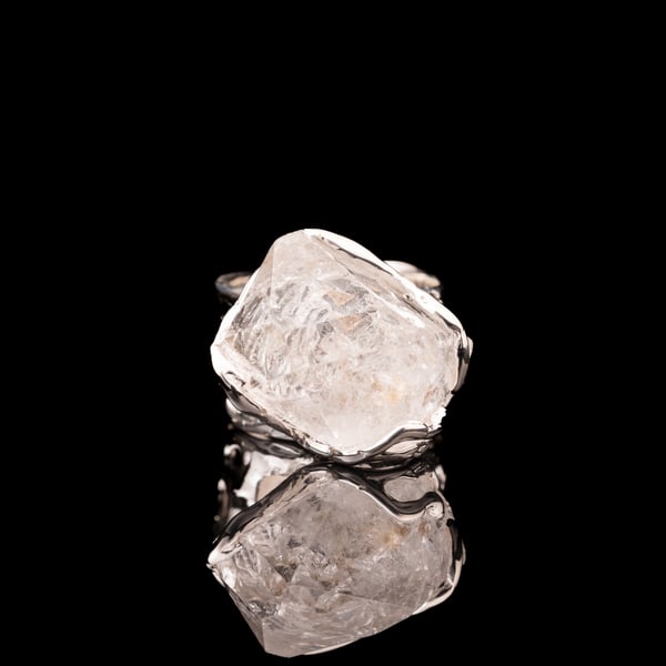 Каблучка з кварцом