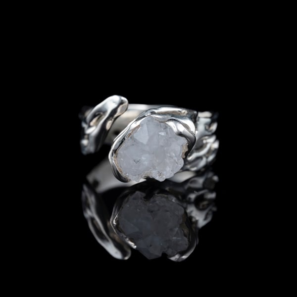 Каблучка з кварцом