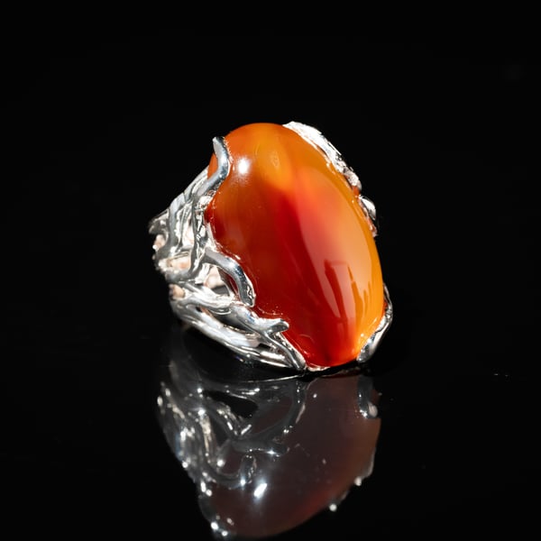 Каблучка з сердоліком